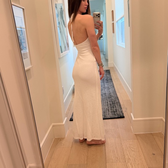 Princess Polly White Halter Maxi Dress - Picture 2 of 3